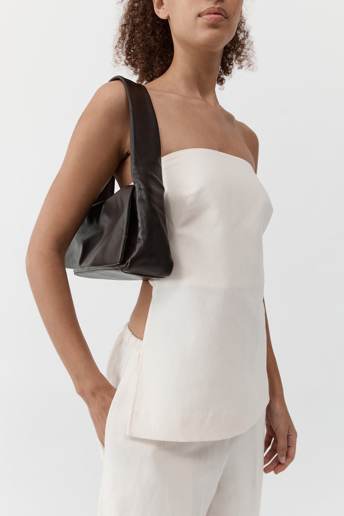 Soft Slim Satchel - Coffee