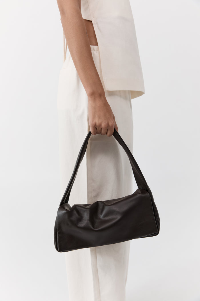 Soft Slim Satchel - Coffee
