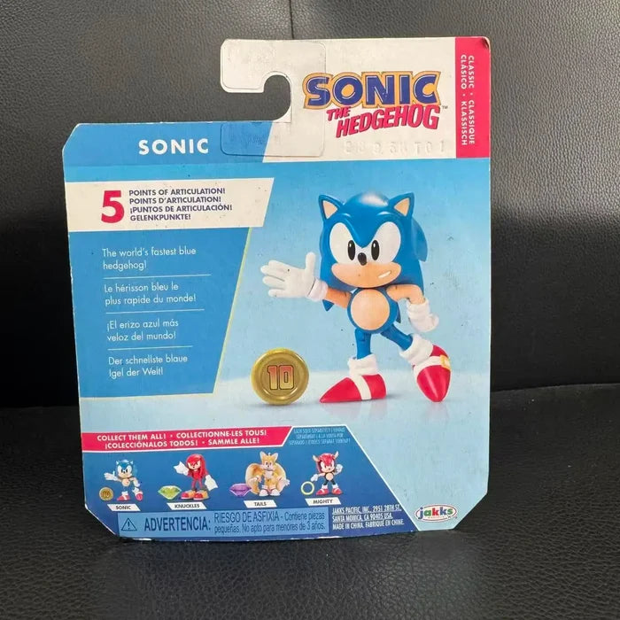 Sonic The Hedgehog 30th Anniversary SONIC 2.5" w/Coin Action Figure Jakks New