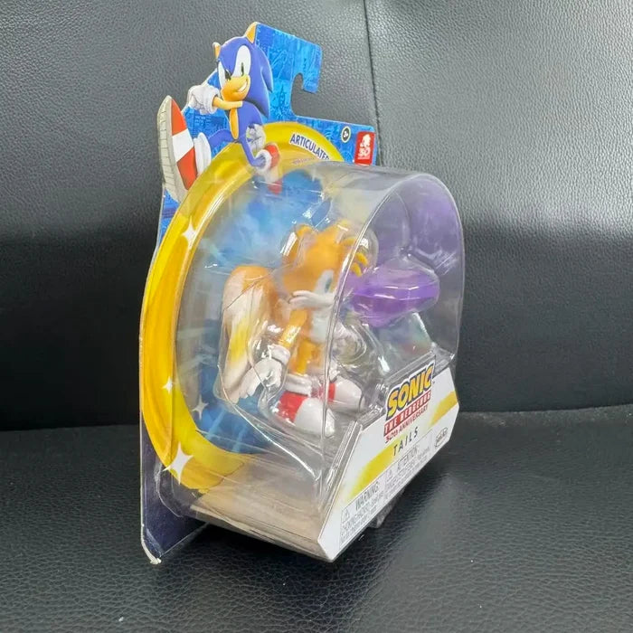 Sonic The Hedgehog 30th Anniversary Tails 2.5" w/Gem Action Figure Jakks New