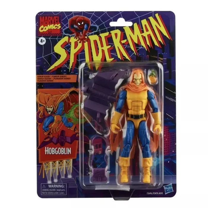 Special Offer Hasbro MARVEL LEGENDS Spider-Man Retro Card, Hobgoblin Figure