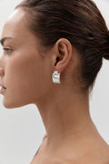 Square Mini Earrings - By Nina Gordon