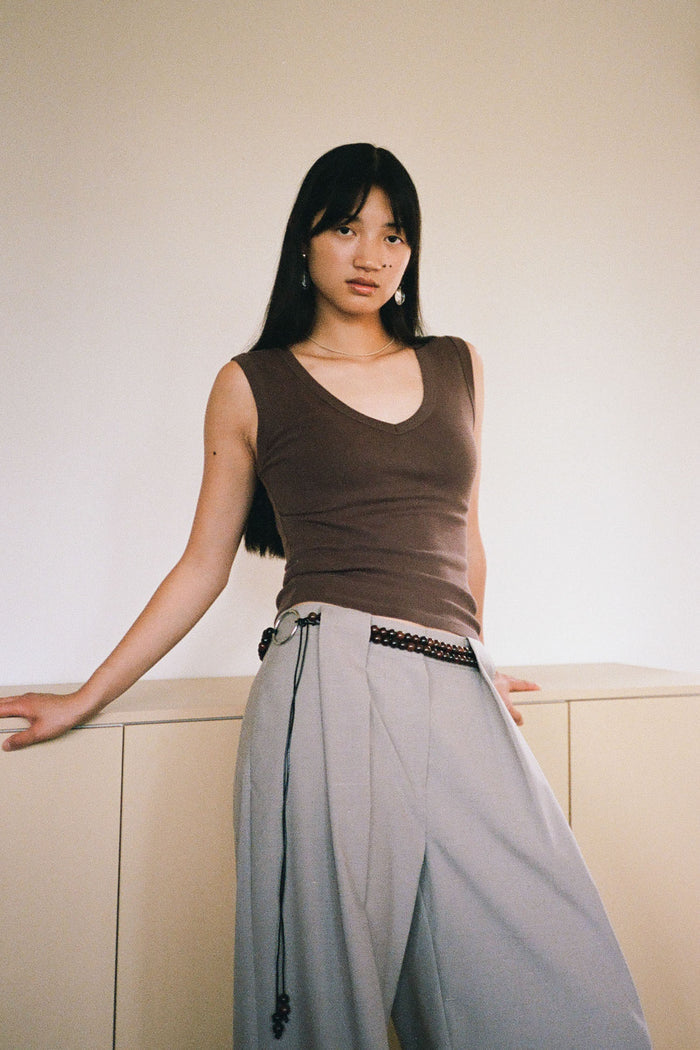 St. Agni x Vermeer Edna Belt - Dark Brown