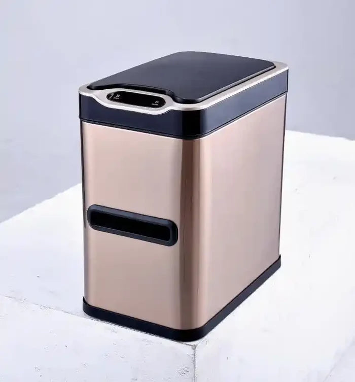 Stainless Steel Wastebin With Lid