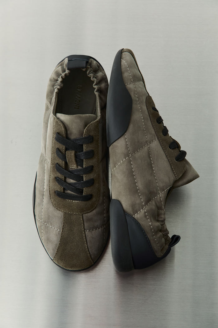 Stitch Pillow Sneaker - Dark Olive