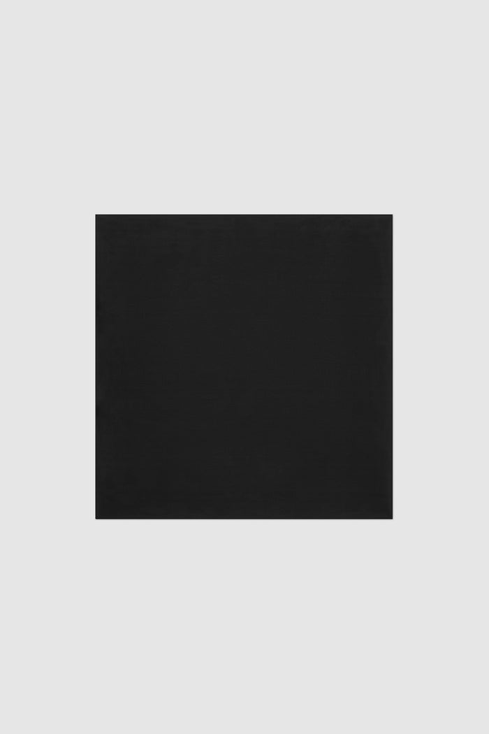 Stretch Silk Scarf - Black