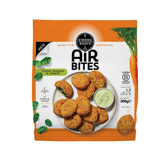 Strong Roots AirBites Crispy Spinach & Carrot 300g