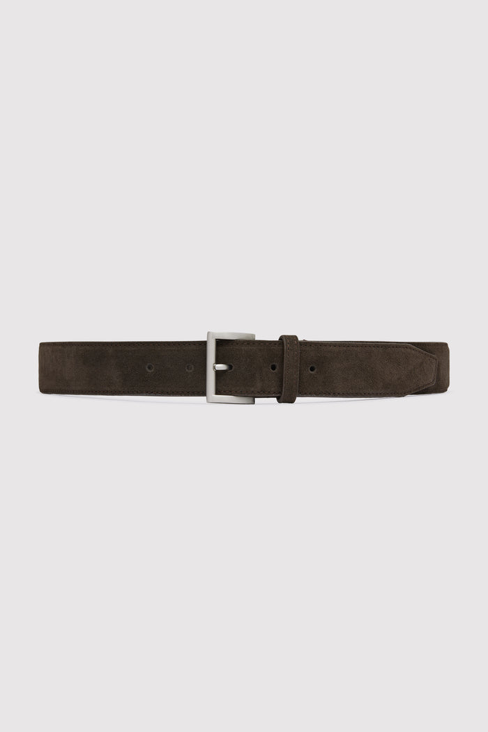 Suede Homme Belt - Coffee