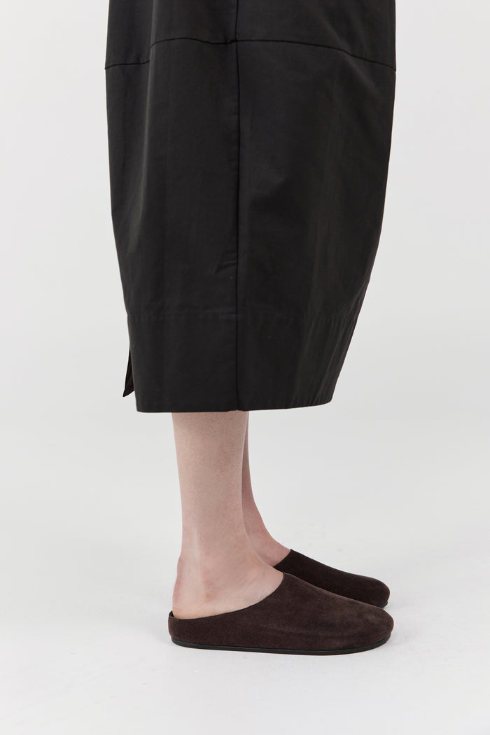Suede Mule - Coffee