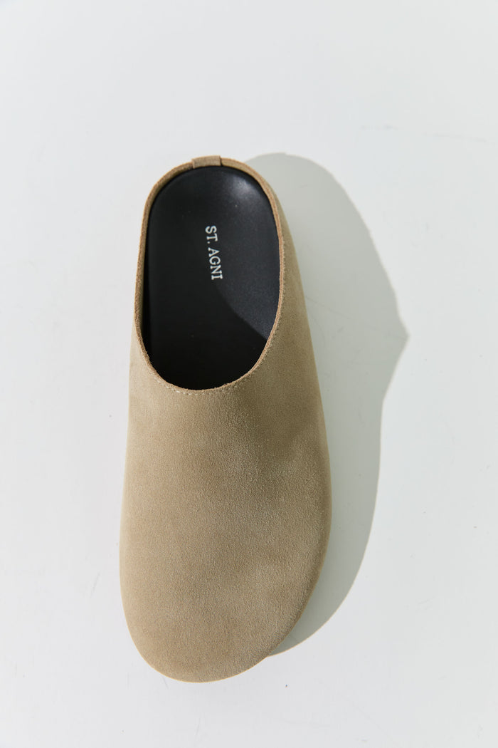 Suede Mule - Rock