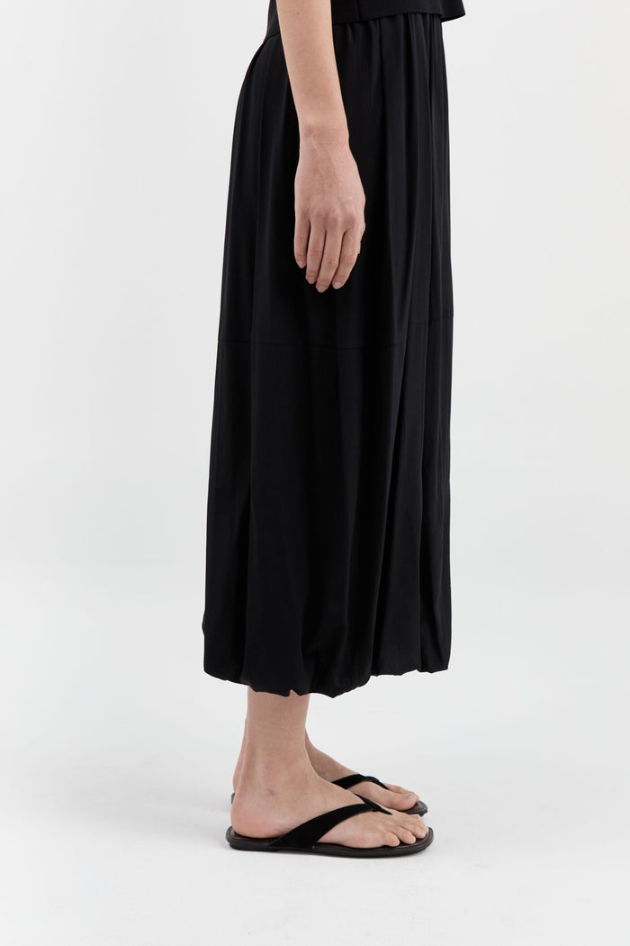 Suede Opanka Slide - Black/Coffee
