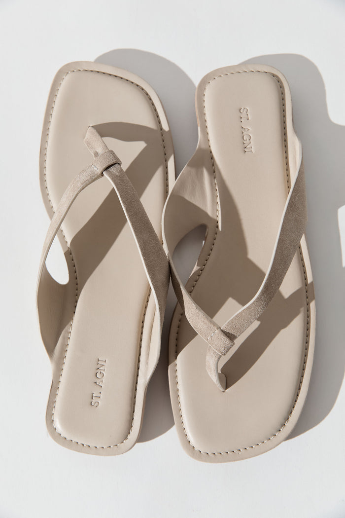 Suede Opanka Slide - Papyrus