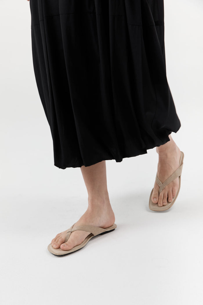 Suede Opanka Slide - Papyrus