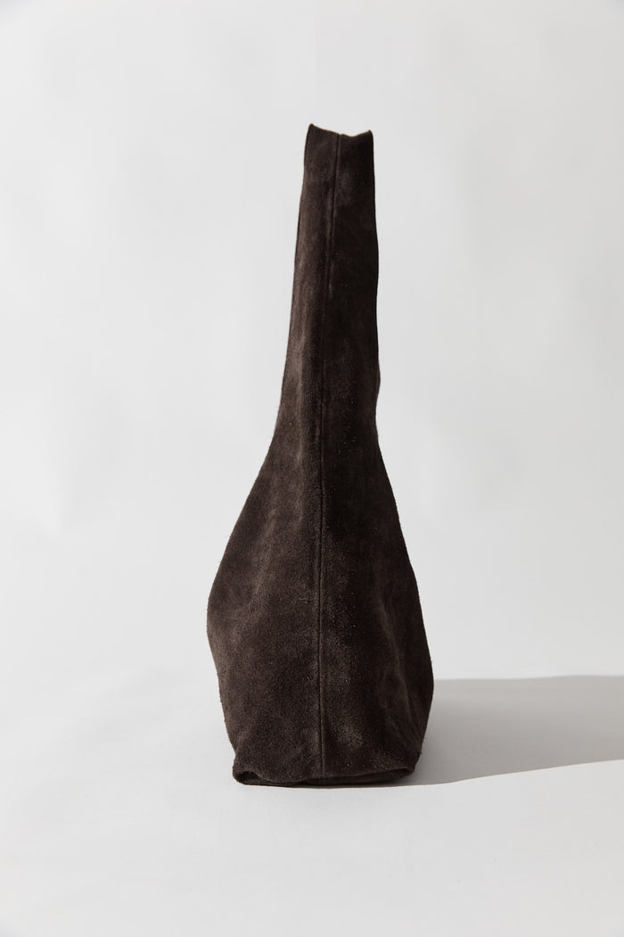 Suede Soft Bag - Coffee