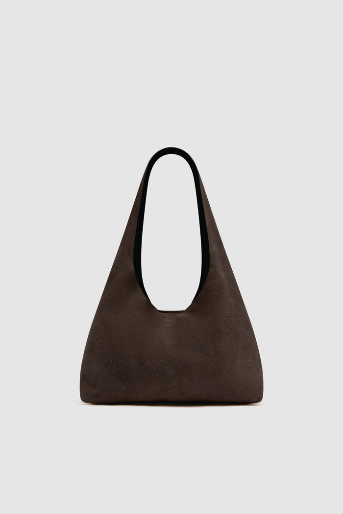 Suede Soft Bag - Coffee