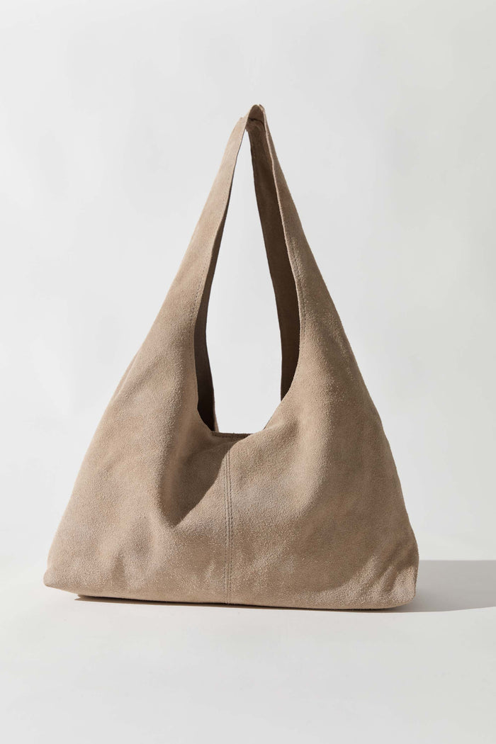 Suede Soft Bag - Papyrus