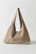 Suede Soft Bag - Papyrus