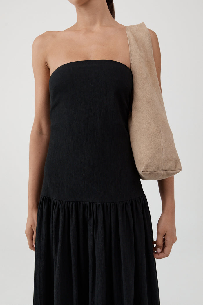 Suede Soft Bag - Papyrus