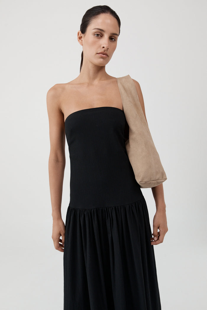 Suede Soft Bag - Papyrus