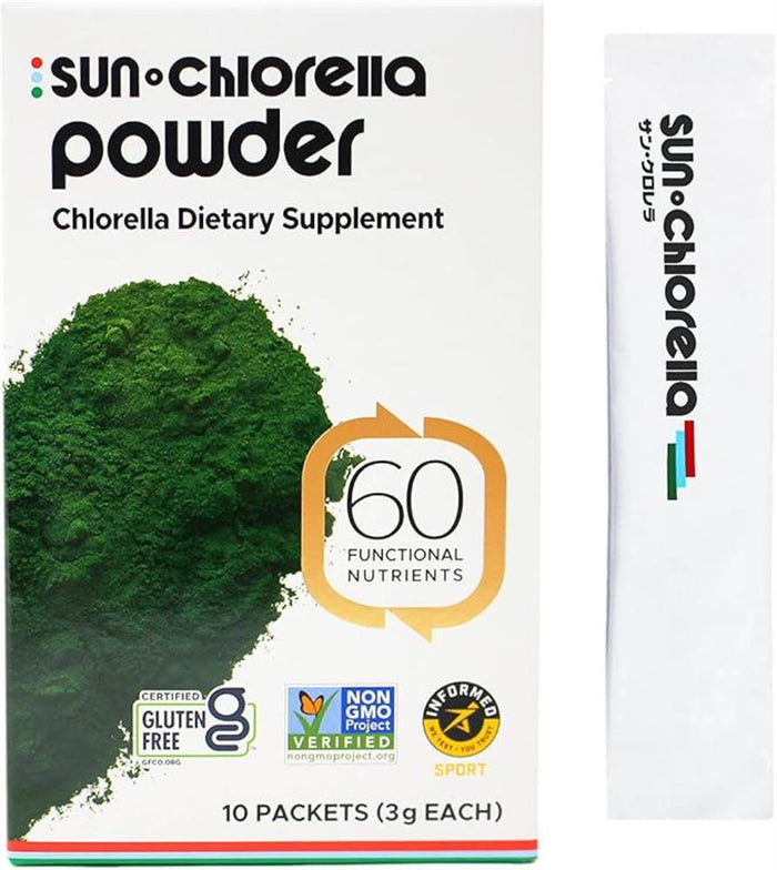 Sun Chlorella A Powder Box of 10 x 3g packets