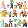 Super Mario Bros Anime Action Toy Figures Doll Model Colletion Toys For Children