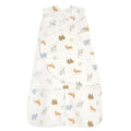 HALO 100% cotton swaddle in forest friends