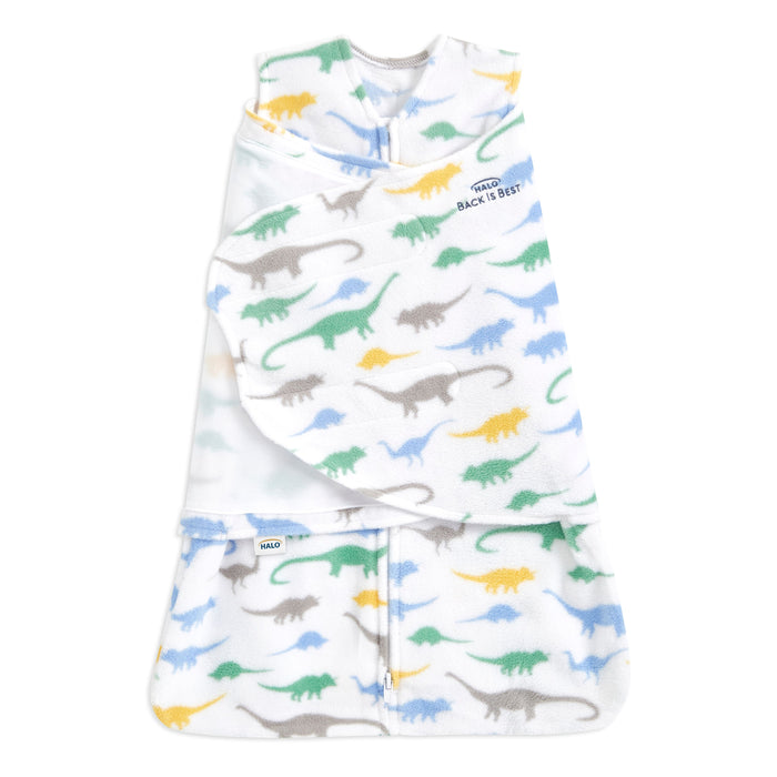 sleepsack swaddle micro-fleece dinos