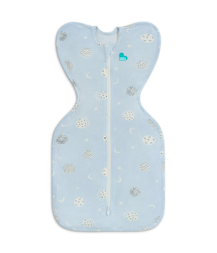 Swaddle Up™ 0.2 TOG Viscose from Bamboo Light Blue Little Dreamer
