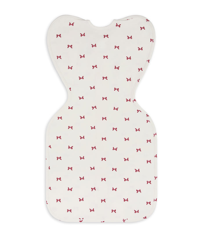 Swaddle Up™ 1.0 TOG Cotton Cream Bows