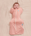 Swaddle Up™ 1.0 TOG Viscose from Bamboo Light Rose