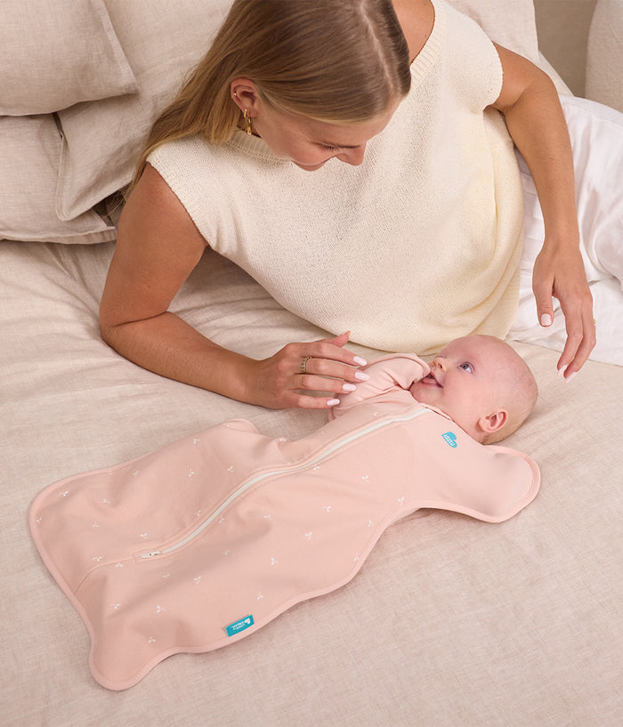 Swaddle Up™ 1.5 TOG Cotton Fleece Blush Twigs