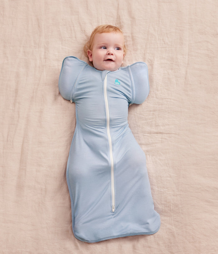 Swaddle Up™ 2-in-1 Transition Bag 0.2 TOG Cotton Soft Blue