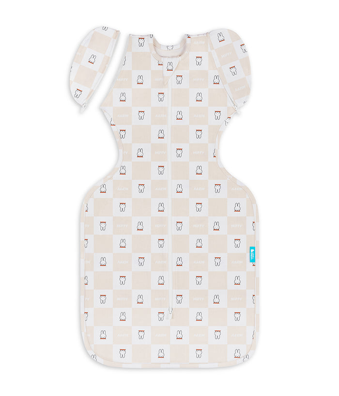 Swaddle Up™ 2-in-1 Transition Bag 1.0 TOG Cotton Birch Miffy Checker