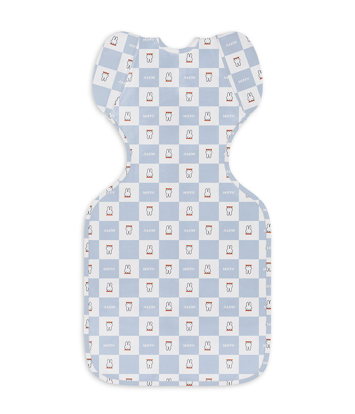 Swaddle Up™ 2-in-1 Transition Bag 1.0 TOG Cotton Blue Miffy Checker