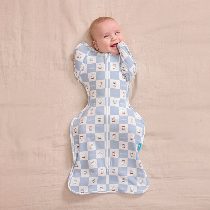Swaddle Up™ 2-in-1 Transition Bag 1.0 TOG Cotton Blue Miffy Checker