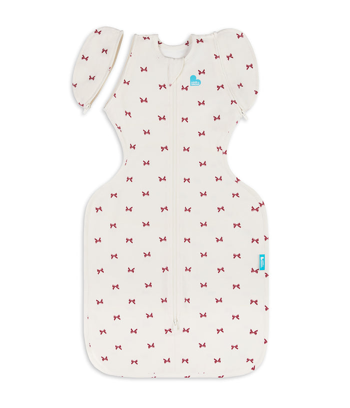 Swaddle Up™ 2-in-1 Transition Bag 1.0 TOG Cotton Cream Bows