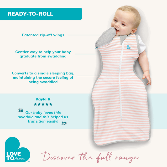 Swaddle Up™ 2-in-1 Transition Bag 1.0 TOG Cotton Grey