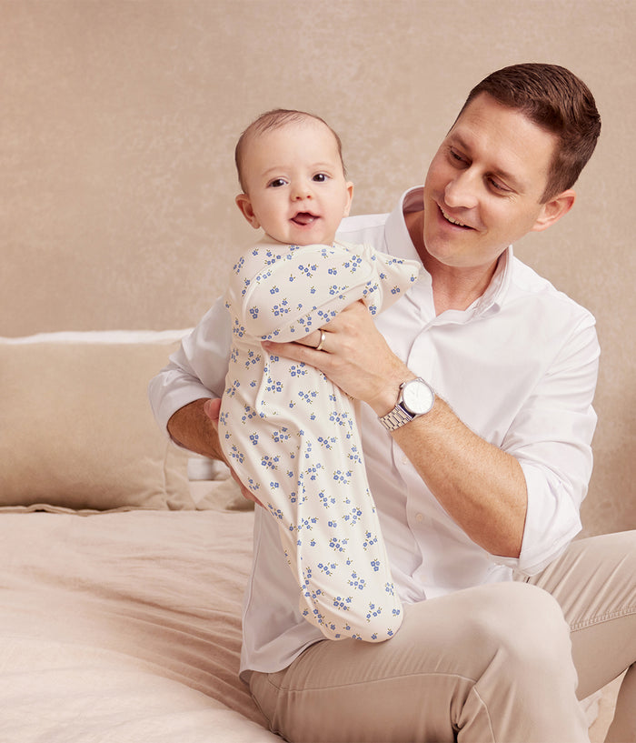Swaddle Up™ 2-in-1 Transition Bag 1.0 TOG Cotton Jacaranda Meadow