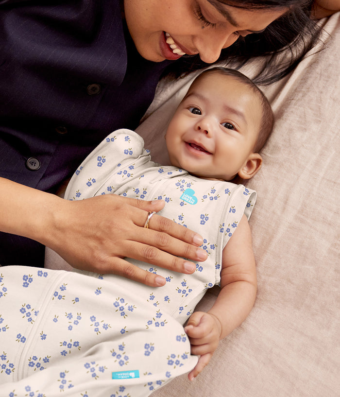 Swaddle Up™ 2-in-1 Transition Bag 1.0 TOG Cotton Jacaranda Meadow