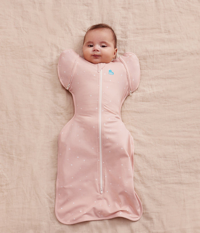 Swaddle Up™ 2-in-1 Transition Bag 1.0 TOG Cotton Powder Pink Twinkle