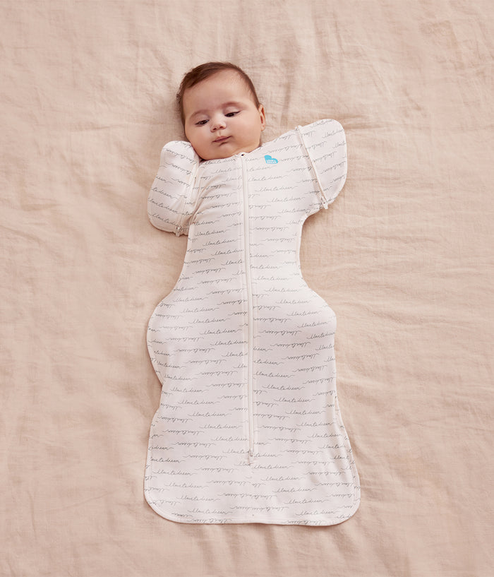 Swaddle Up™ 2-in-1 Transition Bag 1.0 TOG Cotton White Dreamer