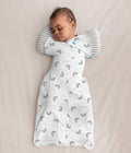 Swaddle Up™ 2-in-1 Transition Bag 1.0 TOG Cotton White Rainbow Dream