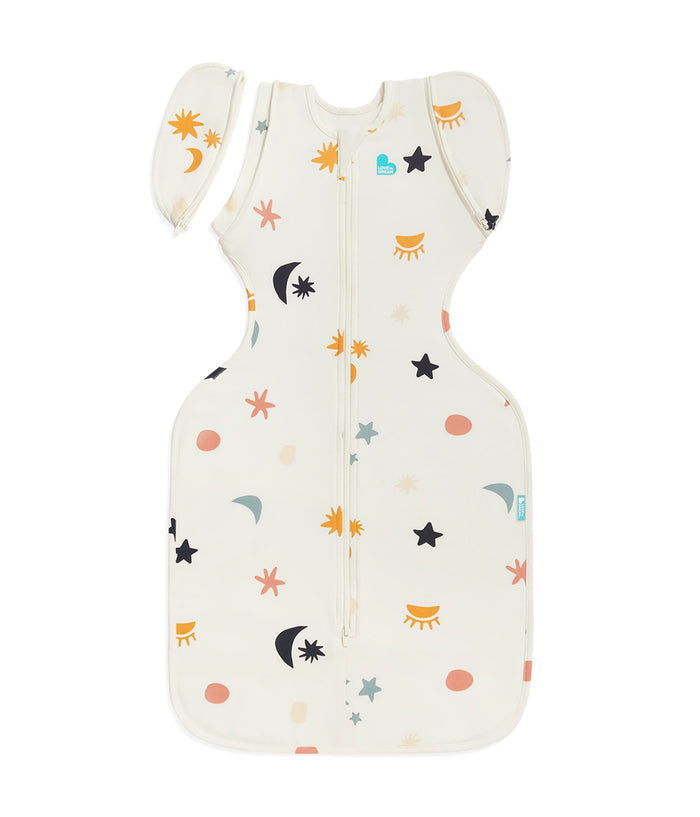 Swaddle Up™ 2-in-1 Transition Bag 1.0 TOG Organic Cotton Buff Lunar