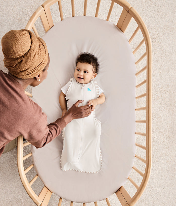Swaddle Up™ 2-in-1 Transition Bag 1.0 TOG Organic Cotton Cream