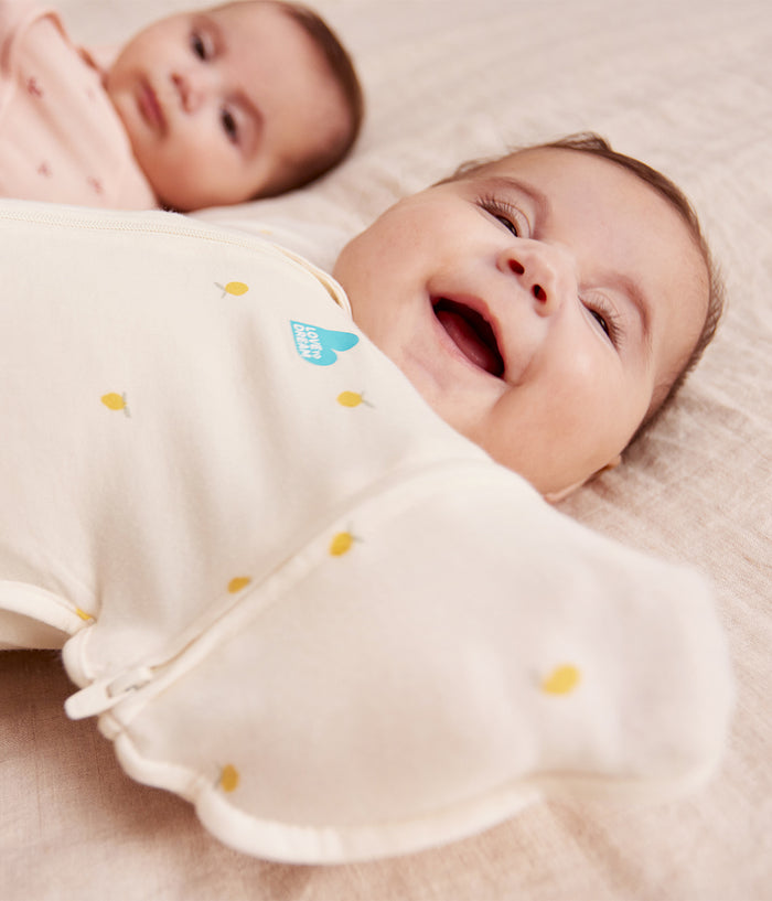 Swaddle Up™ 2-in-1 Transition Bag 1.0 TOG Viscose from Bamboo Cream Lemons