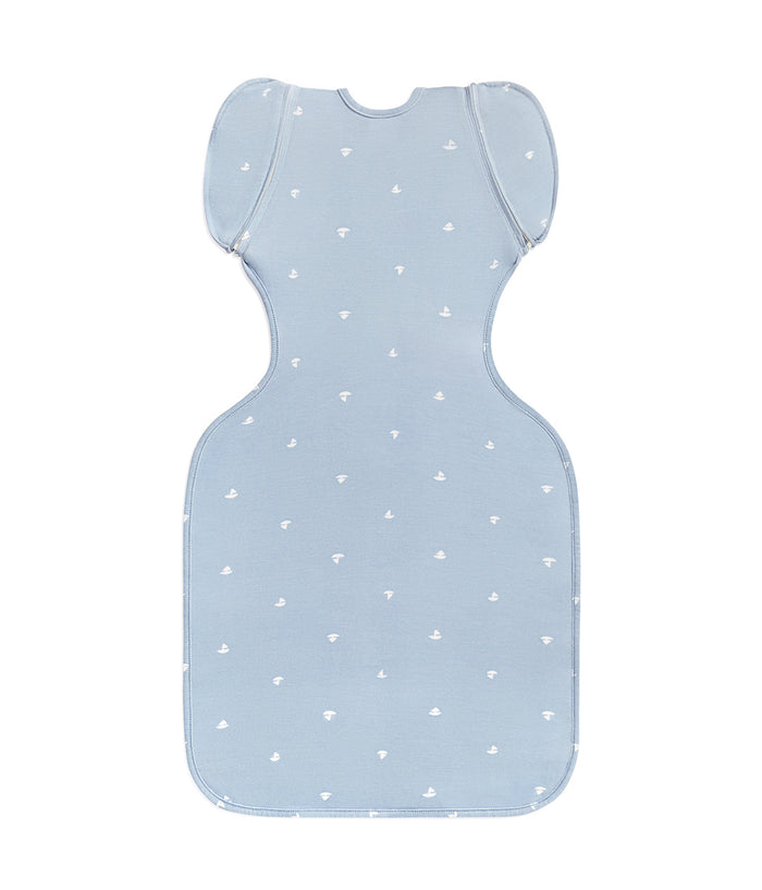 Swaddle Up™ 2-in-1 Transition Bag 1.0 TOG Viscose from Bamboo Mist Blue Boats