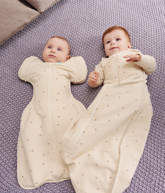 Swaddle Up™ 2-in-1 Transition Bag 1.5 TOG Cotton Oatmeal Twigs