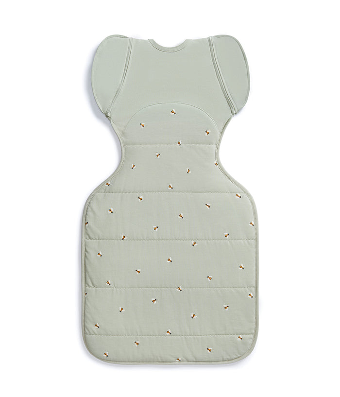 Swaddle Up™ 2-in-1 Transition Bag 2.5 TOG Cotton Olive Bees