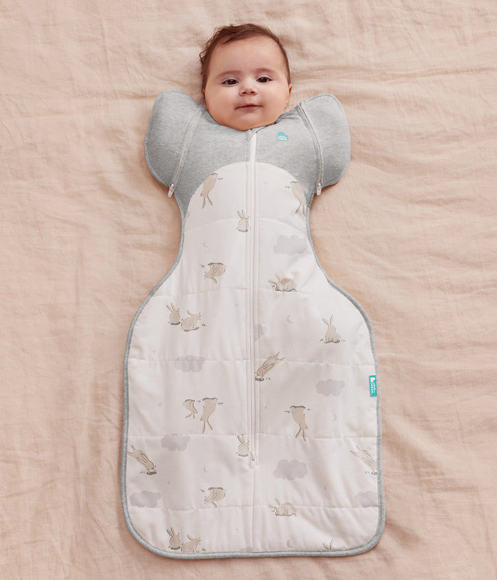 Swaddle Up™ 2-in-1 Transition Bag 2.5 TOG Cotton White Cloud Bunnies