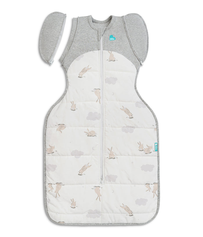 Swaddle Up™ 2-in-1 Transition Bag 2.5 TOG Cotton White Cloud Bunnies